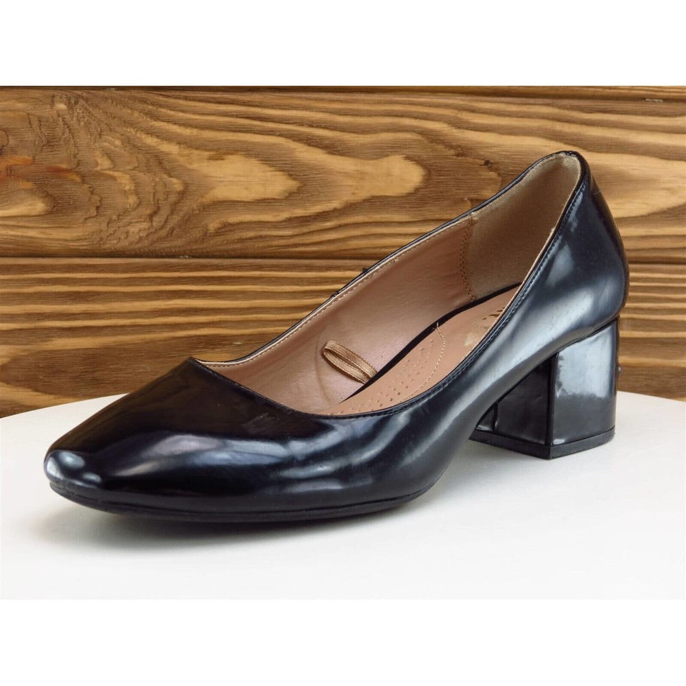 White Mountain Size 7.5 Pump‎ Heel Black Synthetic M Width Malika